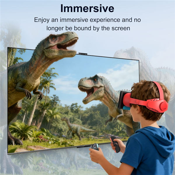 STARTRC GAMES VR-headset kompatibelt med Nintendo Switch 2 VR-briller Blue
