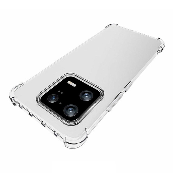 For Xiaomi 13 Pro 5G Soft TPU Phone Case Cover Enhanced Four Corners Anti-fall Transparent