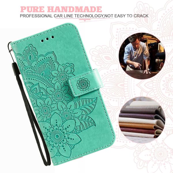 Xiaomi 17T Lompakkokotelo Mandala Green
