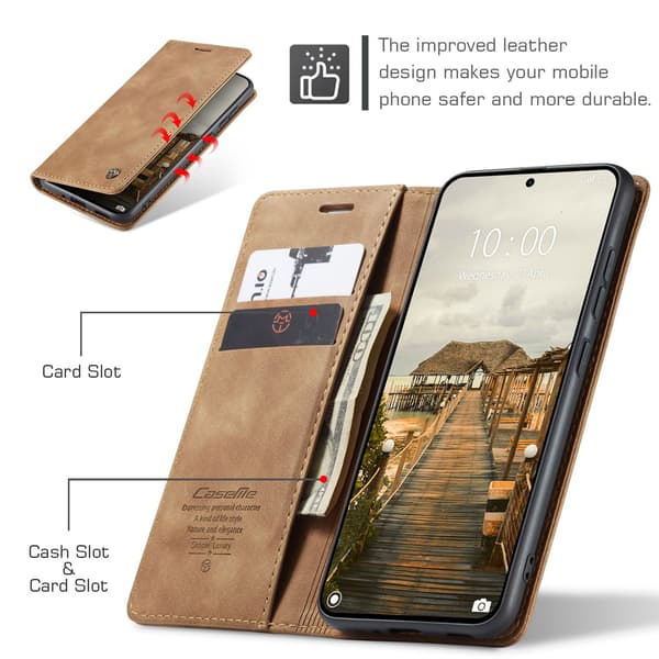 CASEME Plånboksfodral Xiaomi 15T Pro - Brun Brun