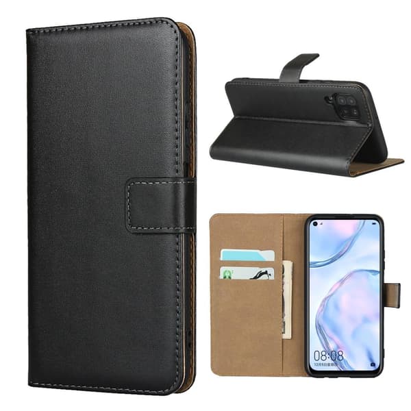 Cell Phone Lompakkokotelo - Huawei P40 Lite - Musta Black