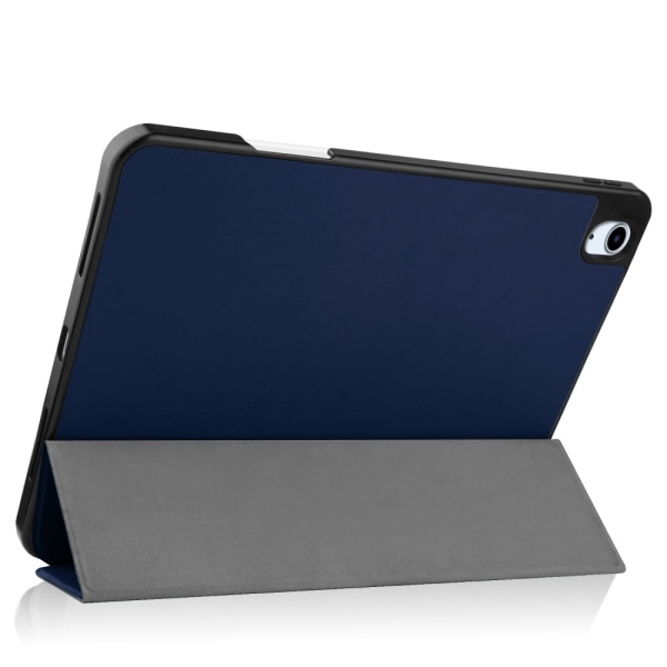 iPad Air 11 (2024) Kolminkertainen Teline Tabletin Suojakuori Ky Dark blue