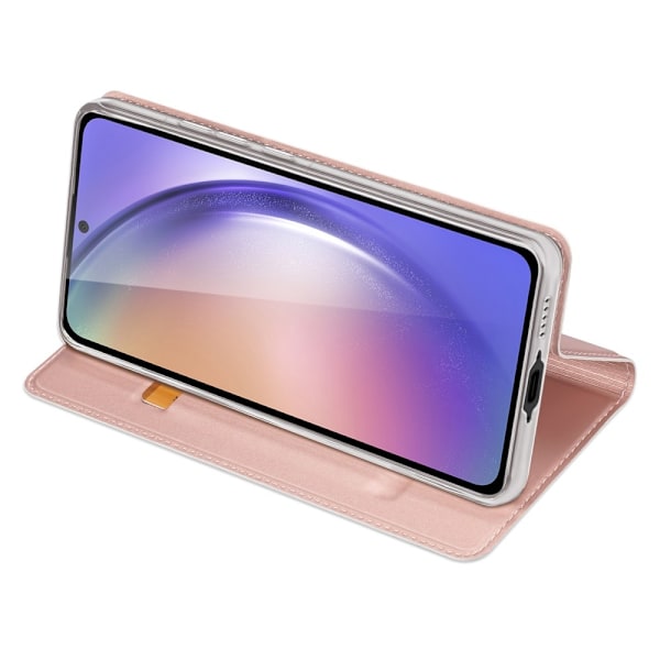DUX DUCIS -sarjan kotelo korttipaikalla Samsung Galaxy A55 Pink gold