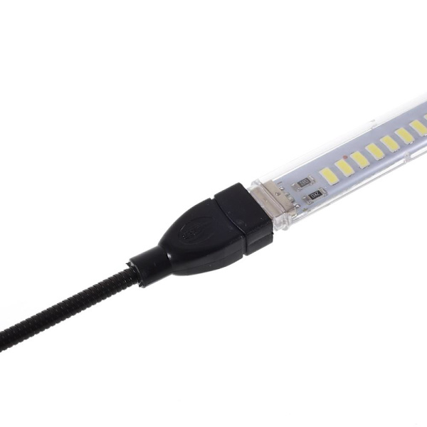 4 Ports USB Hubb 2.0 High Speed Hub On/Off Switch med LED Lampa Svart