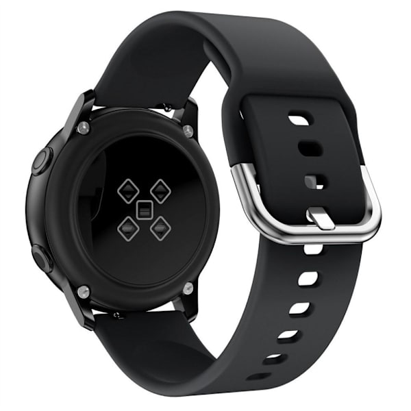 Kellon ranneke Samsung Galaxy Watch Active Active2 20MM - Musta Black