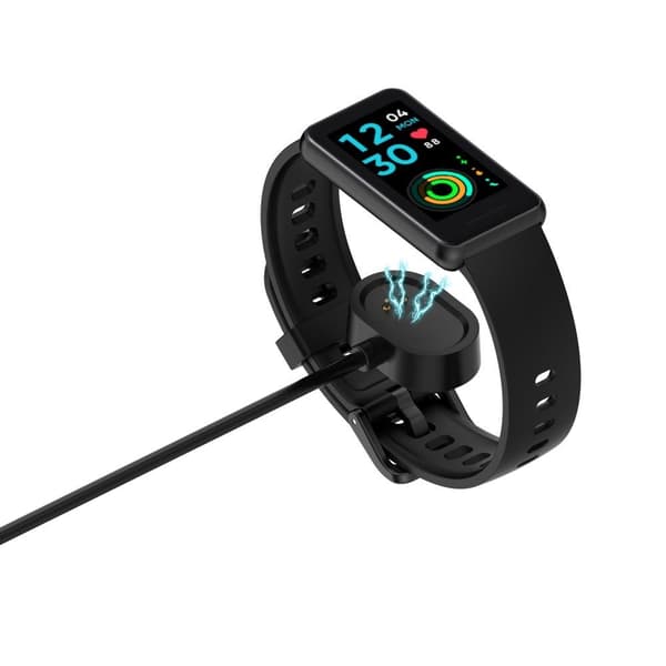 Realme Band 2 RMW2010 Magnetisk 5V USB Laddningskabel docka Svart