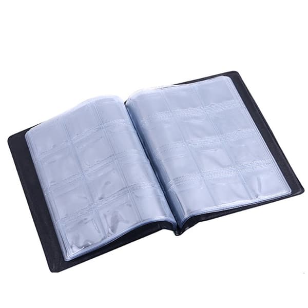 Valutamøntalbum Møntvalutaindsamling Binder Lommemønt - Sort Black