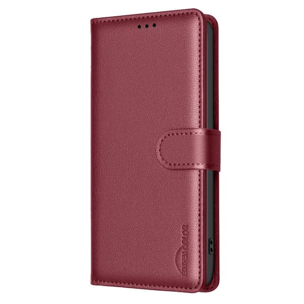 BINFEN COLOR Telefonplånboksfodral till iPhone 18 Pro Max / 17 Pro Max Röd