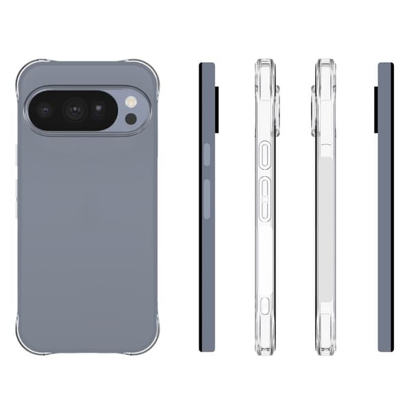 WANLONFENG Puhelinkotelo näytönsuojalla Google Pixel 11 Pro puhelimelle Transparent