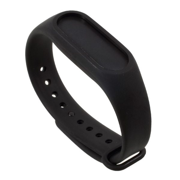 Fleksibelt TPU håndledsbånd til Xiaomi Mi Band 2 - Sort Black