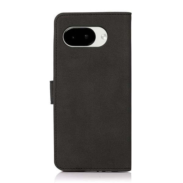 KHAZNEH Til Google Pixel 10a Pungcover PU-læder med Stander - Sort Black