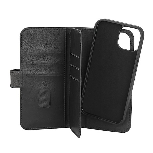 Gear Mobilfodral 2-i-1 7 Kortfack MagSeries Svart till iPhone 15 Svart