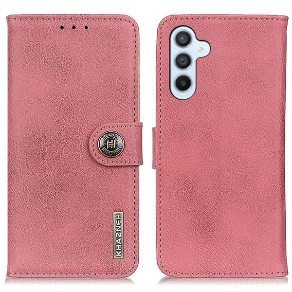 KHAZNEH Samsung Galaxy S24 FE Plånboksfodral Rosa