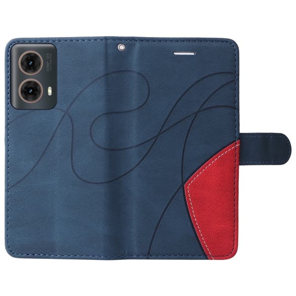 Til Motorola Moto G85 KT - serie - 1 dobbeltfarve Blue