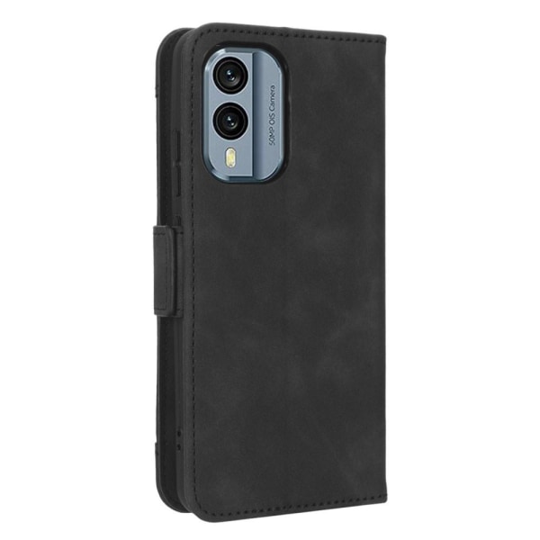 Nokia X30 5G Multiple Card Slots Phone Wallet Case - Black Black