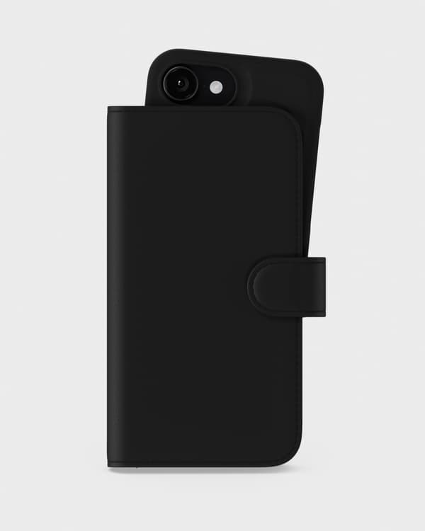 Lompakkokotelo HOLDIT Magnet Case MagSafe Plus -kuori iPhone 17e / 16e Black