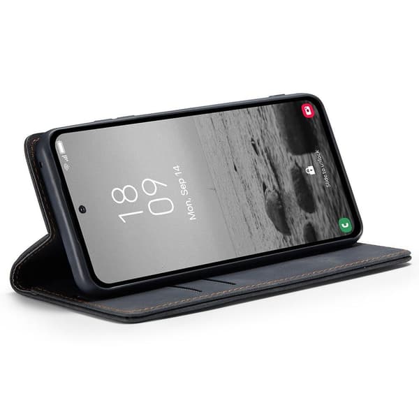 CASEME Retro Pung Taske til Samsung Galaxy A54 - Sort Black