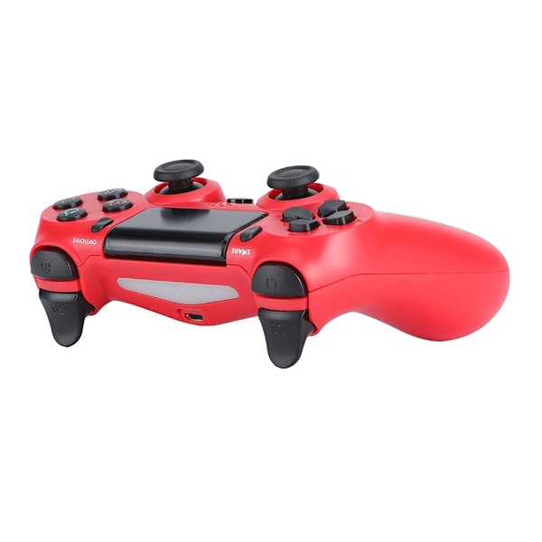 Trådlös spelkontroll för Sony PS4 Bluetooth Gamepad med Vibration - Röd Röd