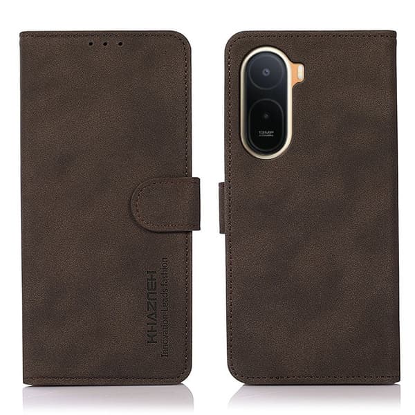KHAZNEH Pungetui til Xiaomi Redmi A7 Pro 4G / Redmi A7 Pro 5G Brown