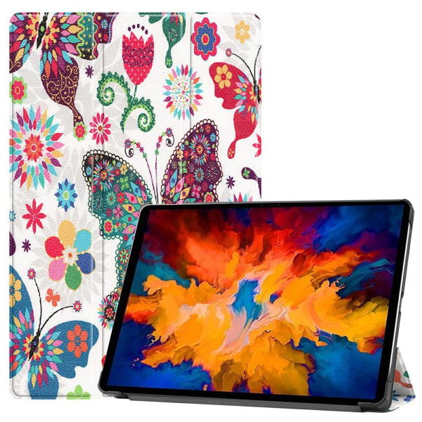 Trifoldbart deksel til Lenovo Tab P11 Pro TB-J706F - Sommerfugl Multicolor
