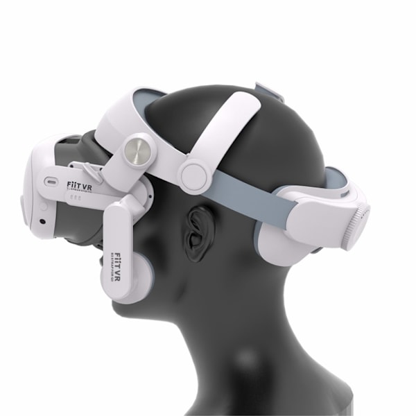 Meta Quest 3 VR Hodebånd Frontbeskyttelse Ørepropper White