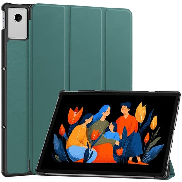För Lenovo Idea Tab Plus Fodral Stöttåligt Grön