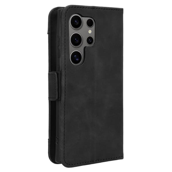 Pengesekk Stativ Telefonveske for Samsung Galaxy S24 Ultra Black
