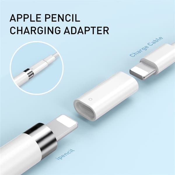 For A Pencil (1. generasjon) Magnetisk ladeadaptersett Tupper + Holder White