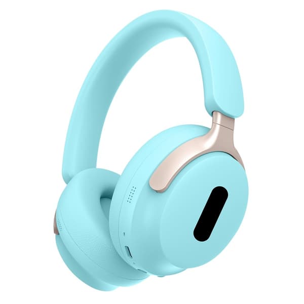 Trådløse on-ear-hodetelefoner, trådløst Bluetooth-headset for mobil, PC og bærbar PC – Blå Blue