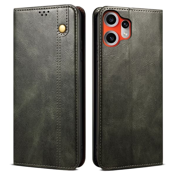 Crazy Horse pung-etui til Nothing CMF Phone 2 Pro Green