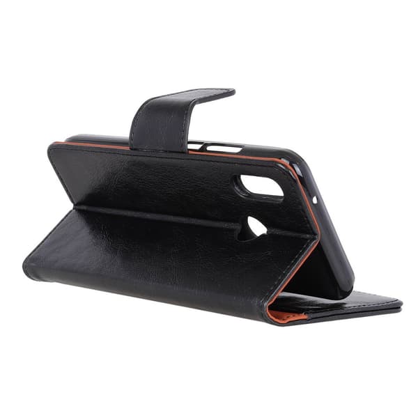 Samsung Galaxy A40 Lommebok - deksel Teksturert Split - Svart Black