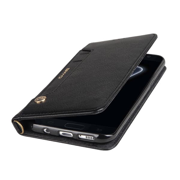 CMAI2 Litchi Lommebok - cover til Samsung Galaxy S8 Plus - Sort Black