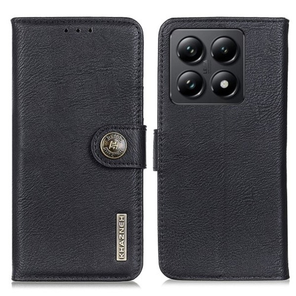 KHAZNEH Til Xiaomi 14T Case Shell Sort Black