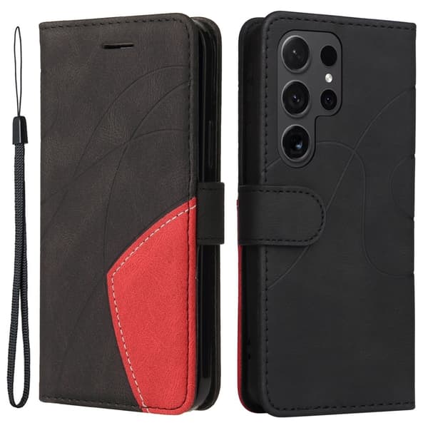Til Samsung Galaxy S24 Ultra KT - serie - 1 dobbeltfarve Black