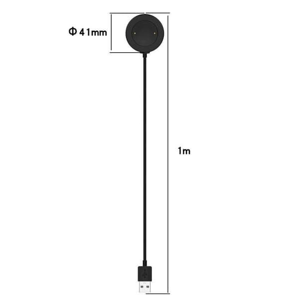 For Honor Watch4 1m Smartklokke Lader Black