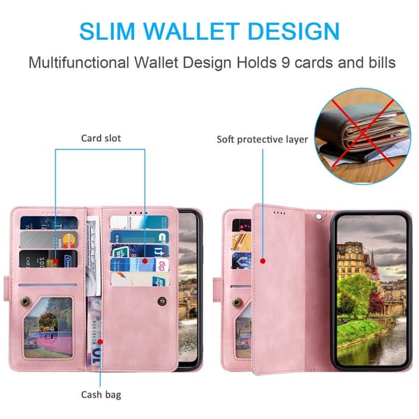 Xiaomi 17T Lompakkokotelo Pink gold