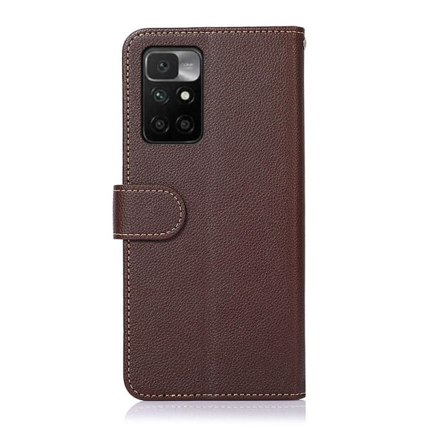 KHAZNEH Telefoncover til Xiaomi Redmi 10 - Brun Brown