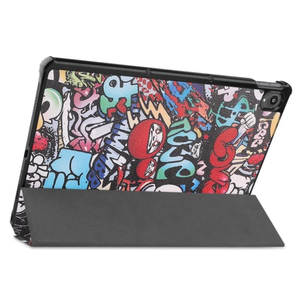 Trifoldbart deksel til Lenovo Tab P11 TB-J606F - Graffiti Multicolor