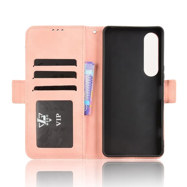 Wallet case Case Cover for Sony Xperia 1 VII Pink