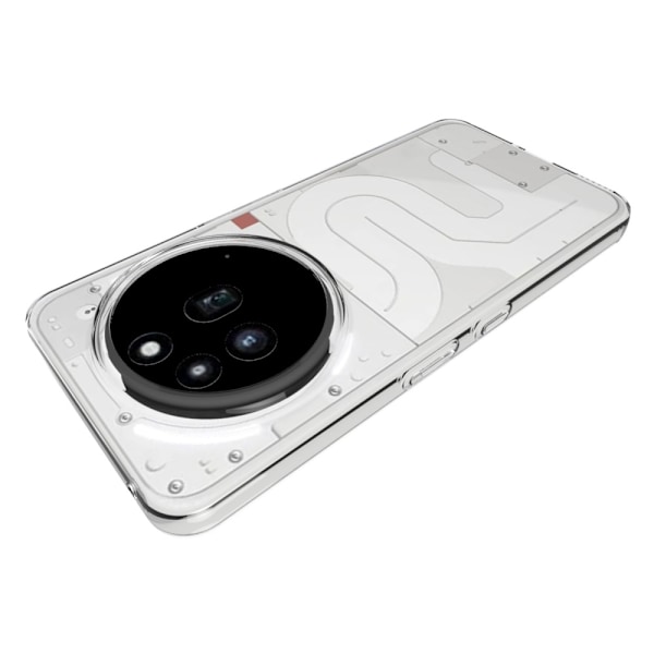 Till Nothing Phone (3a) Pro Fodral TPU Skal Baksida Transparent
