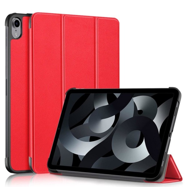 Trifoldet stativetui til iPad 10.9 (2022) Tabletcover - Rød Red