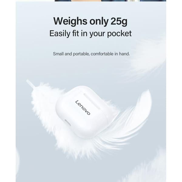 LENOVO LP40 LivePods Bluetooth - headset TWS øretelefoner White
