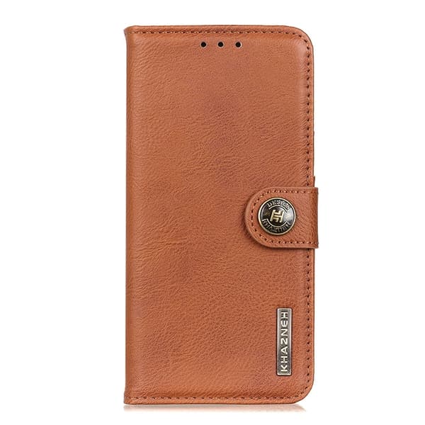KHAZNEH Motorola Moto G35 Plånboksfodral - Brun Brun