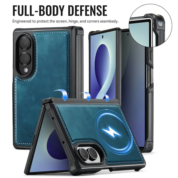 CASEME Magnetiskt telefonfodral till Samsung Galaxy Z Fold8 Grön