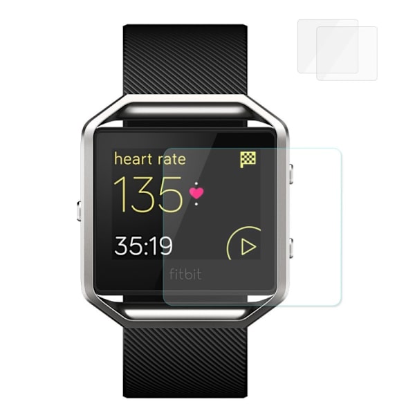 2 pcs HAT PRINCE Fitbit Blaze Tempered Glass 0.2mm Transparent