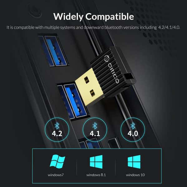 ORICO BTA - 508 Mini USB Bluetooth 5.0 - adapterdongle Black