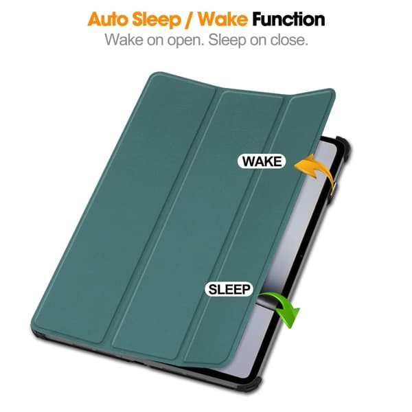 OnePlus Pad 2 Tri - fold Stand Wake/Sleep Cover - tablettikotelo Green