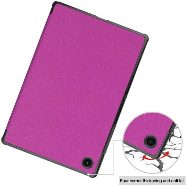 Kolminkertainen telinekotelo Samsung Galaxy Tab A8 10.5" (2021) - violetti Purple