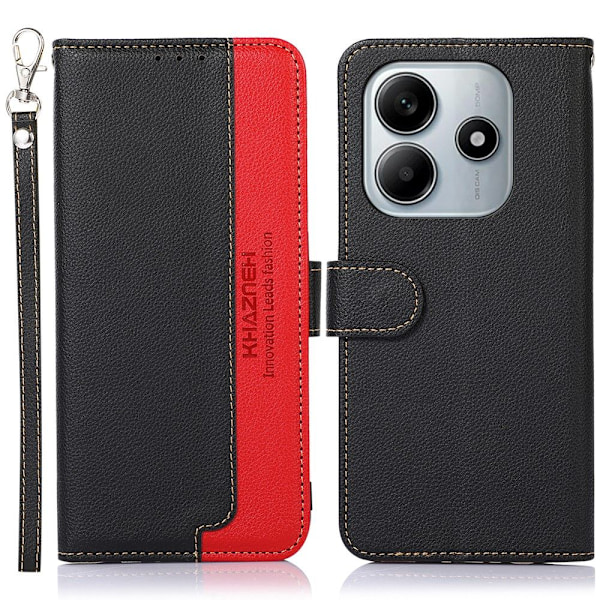 KHAZNEH Wallet case for Xiaomi Redmi Note 14 4G Black
