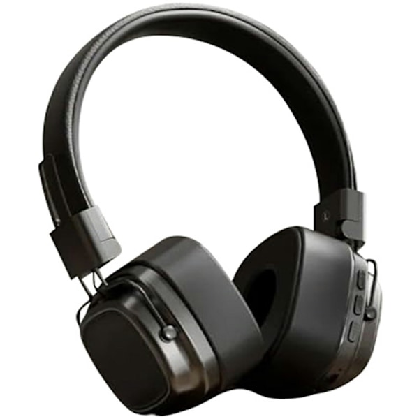 Bluetooth HiFi Sound Over Ear Hodetelefoner Støyreduksjon Trådløst Headset - Svart Black